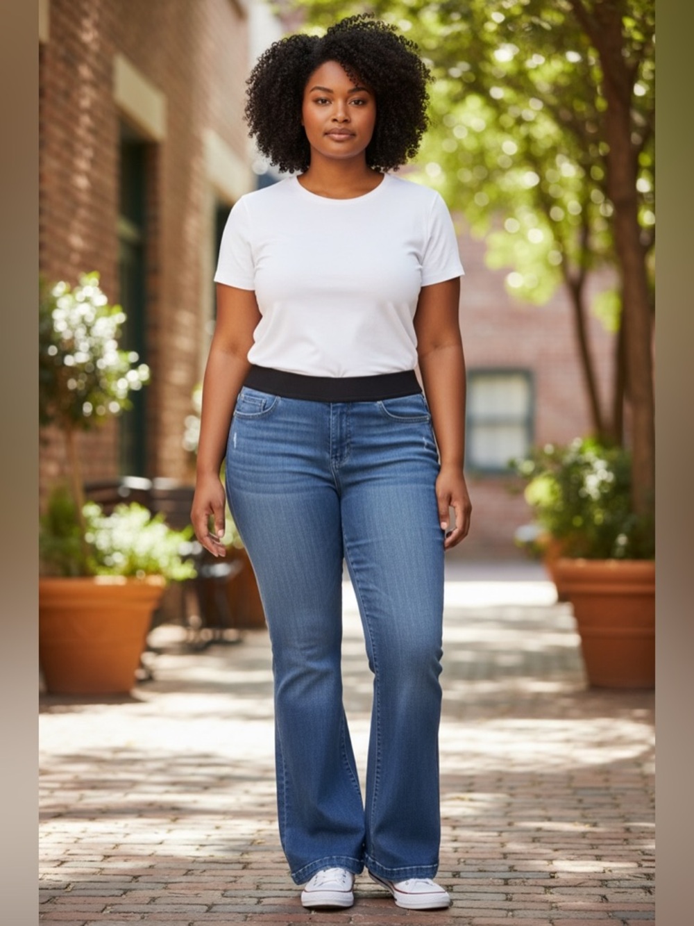 torrid Blue High-Rise Flare Jeans